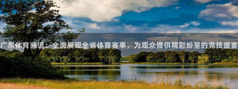 山猫体育直播官网：广东体育频道：全面展现全省体育赛事，为观众提供精彩纷呈的竞技盛宴