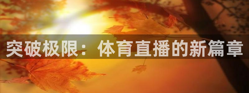 山猫在线足球直播：突破极限：体育直播的新篇章
